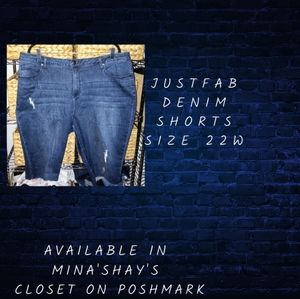 JustFab denim shorts